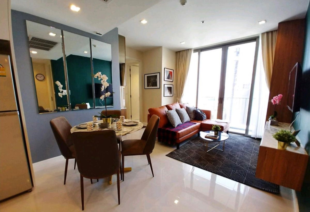 rent Nara 9 by Eastern Star 2 bedrooms, beautiful, ready to move in, near BRT Akha Songkhrao. Interested, add Line @841qqlnr