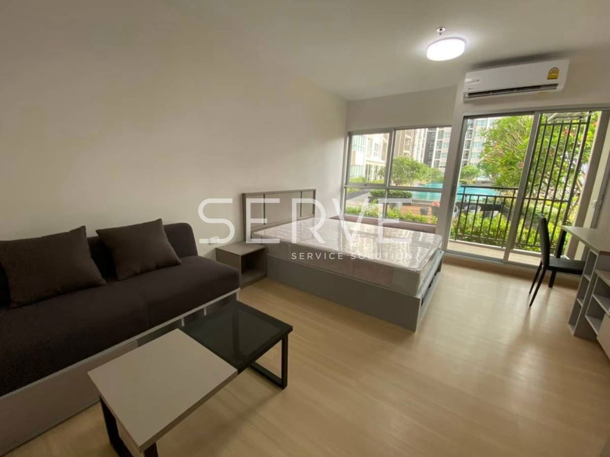1 Bed Nice Room Fully furnished  Condo High Rise Good Location Close to MRT Phra Ram 9  @  Supalai Veranda Rama 9