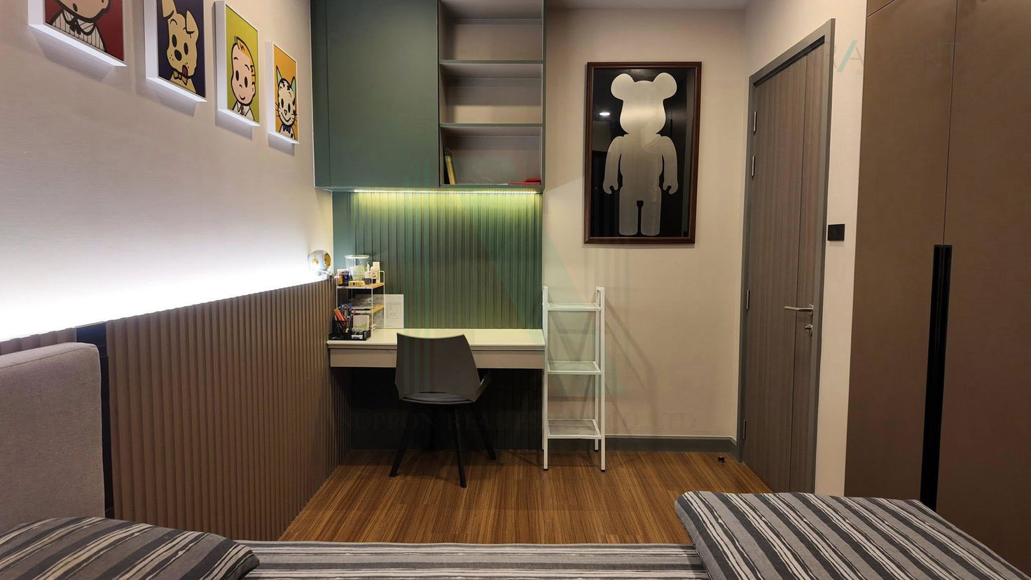 🎊 出租公寓 SUPALAI PREMIER CHAROENNAKHON 1 号楼 19 楼，2 间卧室，房间面积 78 平方米