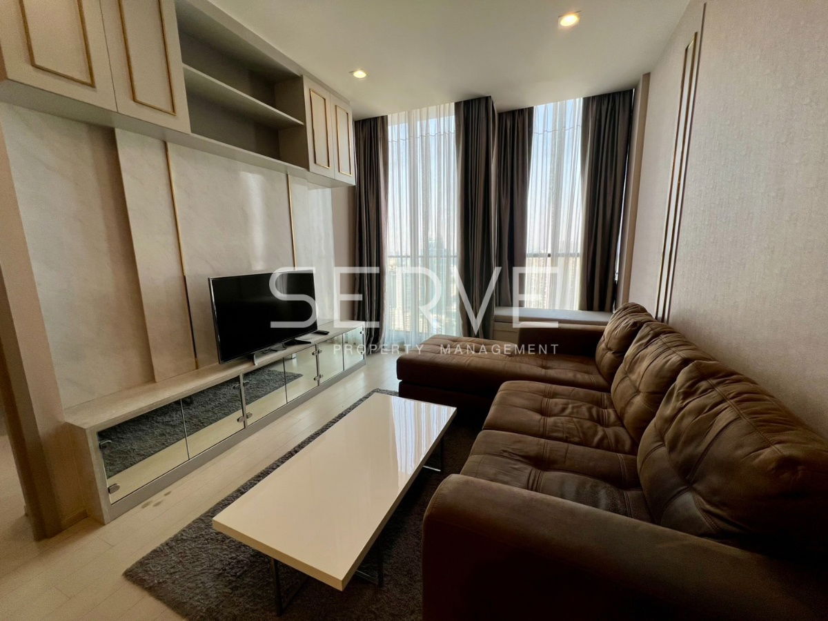 🔥Hot Price 65K🔥 - Corner Unit 2 Beds 2 Baths Super High Fl. 35+ Nice View and Perfect Location BTS Phloen Chit at Noble Ploenchit Condo/ For Rent
