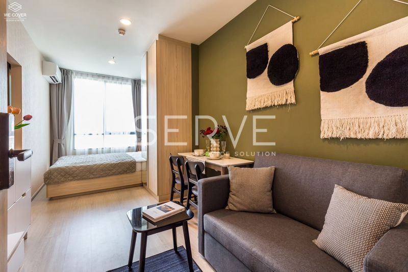 14K/Mo Studio Homey Style Fully furnished Good Location Close to MRT Lat Phrao 150 m. @ Nue Noble Ratchada Lat Phrao