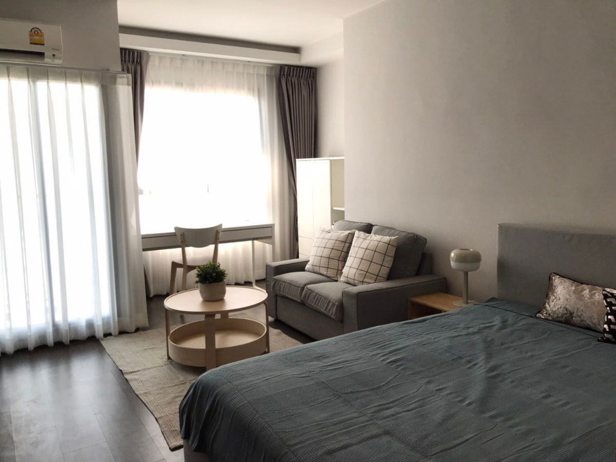 P1058 Condo for rent IDEO Sukhumvit93, studio room, good location, beautiful room, fully furnished, special price.
