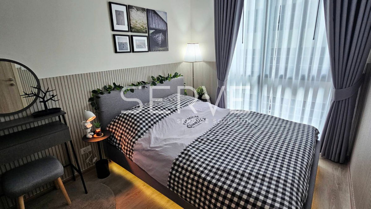 Free Wifi 1 Bed New Room Nice Room City View Good Location Close to MRT Phra Ram 9  220 m.  @ NUE District R9