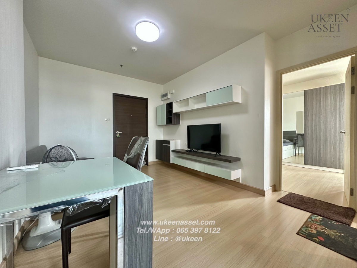 UK01-318 For rent in the heart of Chonburi!  Supalai City Resort Chonburi 45 sq m 12,000bath/Month. Condo in a good location.