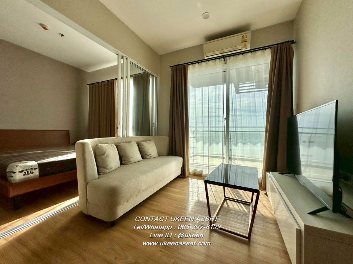 UK01-279 Condo for rent The ZEA Sriracha, sea view condo: 1 bedroom, 15th floor, size 35 sq m | Rental price 12,000 baht per month