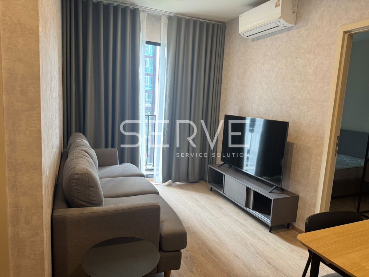 2 Beds 2 Baths Nice Room City View New Condo Good Location Close to MRT Phra Ram 9  220 m  @ NUE District R9