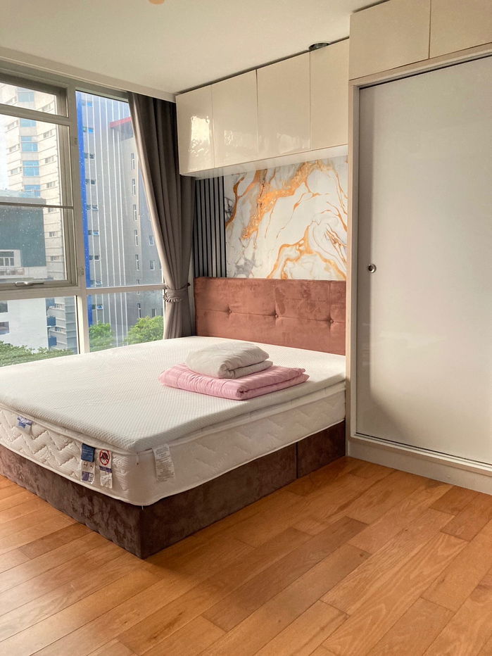 P1037 ကွန်ဒိုငှားရန်ရှိသော The Line Phahonyothin Park BTS အနီး၊ အစိမ်းရောင်၊ အလွန်ကျယ်ဝန်းပြီး အလွန်လှပသော ပရိဘောဂအပြည့်အစုံ၊ အသင့်နေထိုင်ရန် အသင့်ရှိပါသည်။