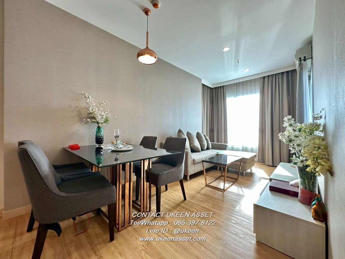 UK01-277 Condo for rent The ZEA Sriracha: 2 bedrooms, 9th floor, size 70 sq m, ready to move in | Price 20,000 baht, near Central Sriracha