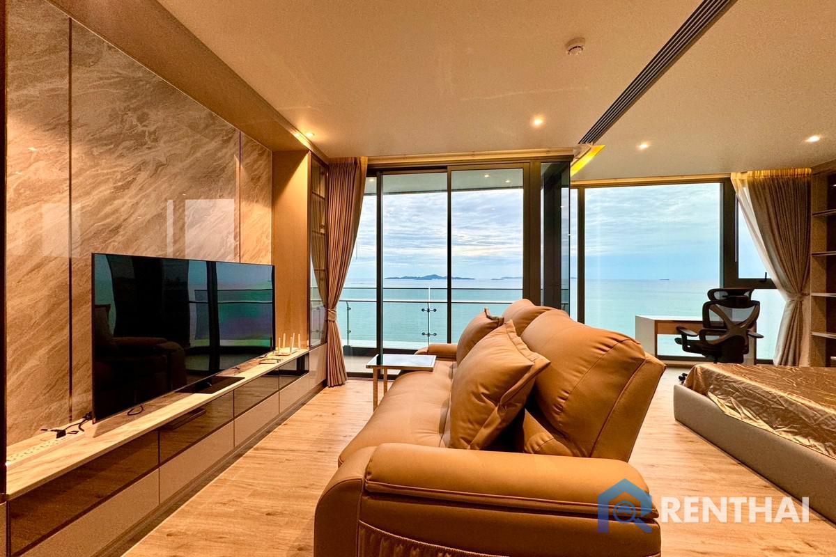 For rent Arom wongamat 1 bedroom 45 sqm direct sea  view