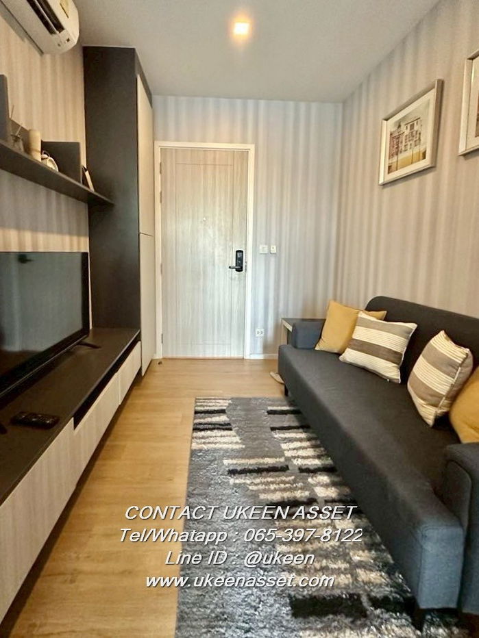 UK01-295 For rent Notting Hill Laem Chabang-Sri Racha: 1 bedroom, 27 sq m., 20th floor | Only 8,000/month, beautiful city view
