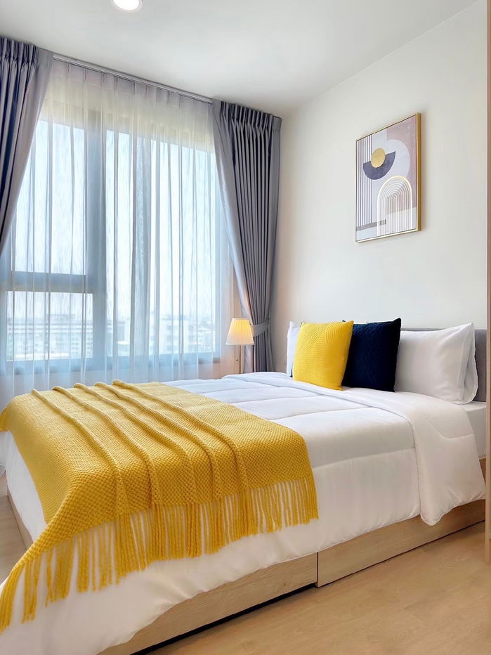 P1064 ให้เช่าคอนโด ชีวาทัย เกษตร-นวมินทร์ ใกล้ ม.เกษตร และ BTS ห้องตกแต่งสวย มีเครื่องซักผ้า ราคาพิเศษ.