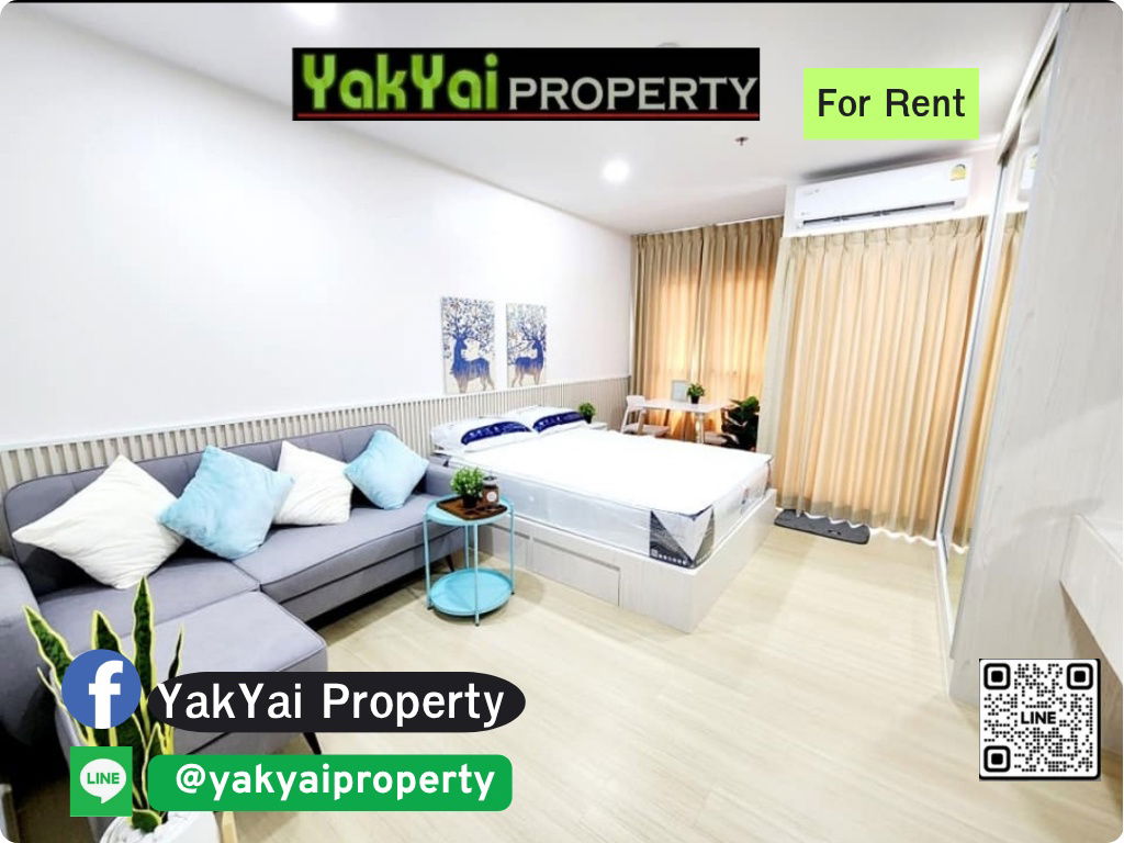 🏙 For rent Supalai Veranda Sukhumvit 117 condo 🚆 Great location, just a few steps from BTS Pu Chao Ready to move in, convenient for all travel