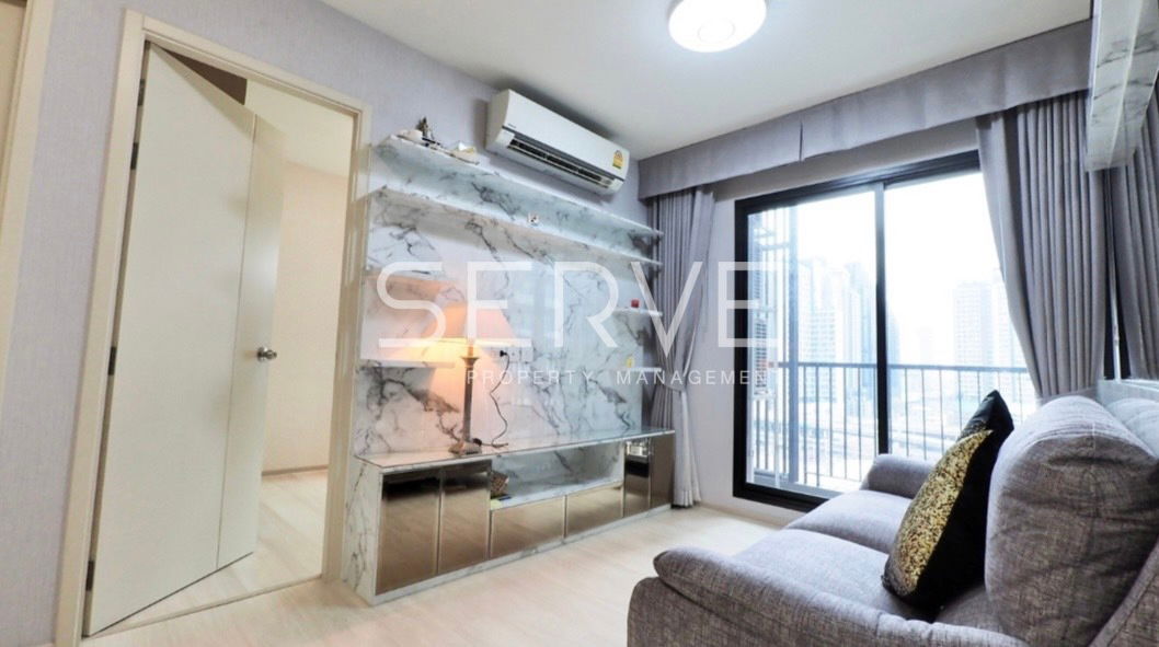 2 Beds Large Room Fully furnished Good Location Next to MRT Phetchaburi 130 m. & Arl Makkasan 20 m. @  Life Asoke