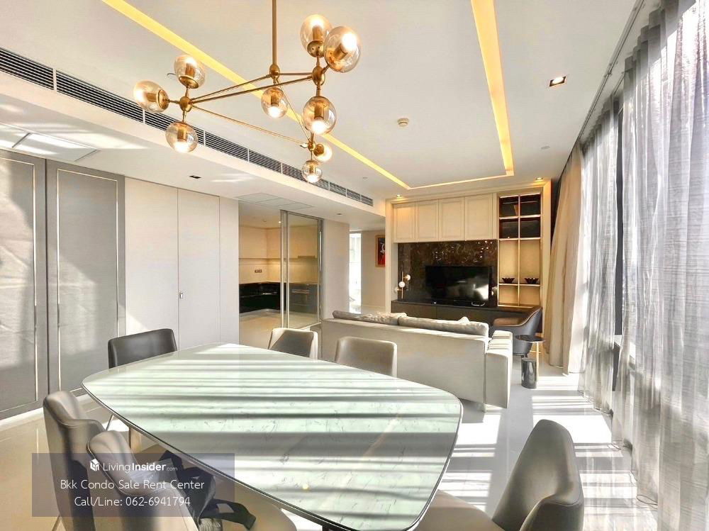 The Bangkok Sathorn (for rent) 2 Bed 2 Bath. Usable area 125 Square meter (Ready to move in) *Rental 130,000 THB per month #CODE0157