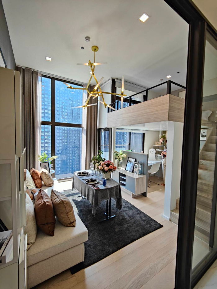 Chewathai Residence Asoke: 38 sqm.  ,20th floor. Full Furniture and electrical appliances