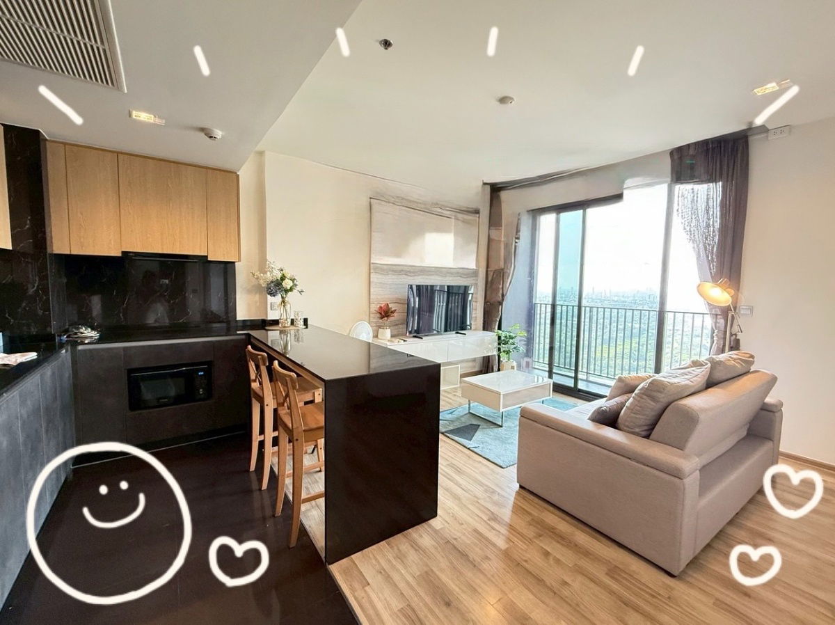 Park view!  The Line Jatuchak. 1bed 44sq.m. Line id: @pfagent