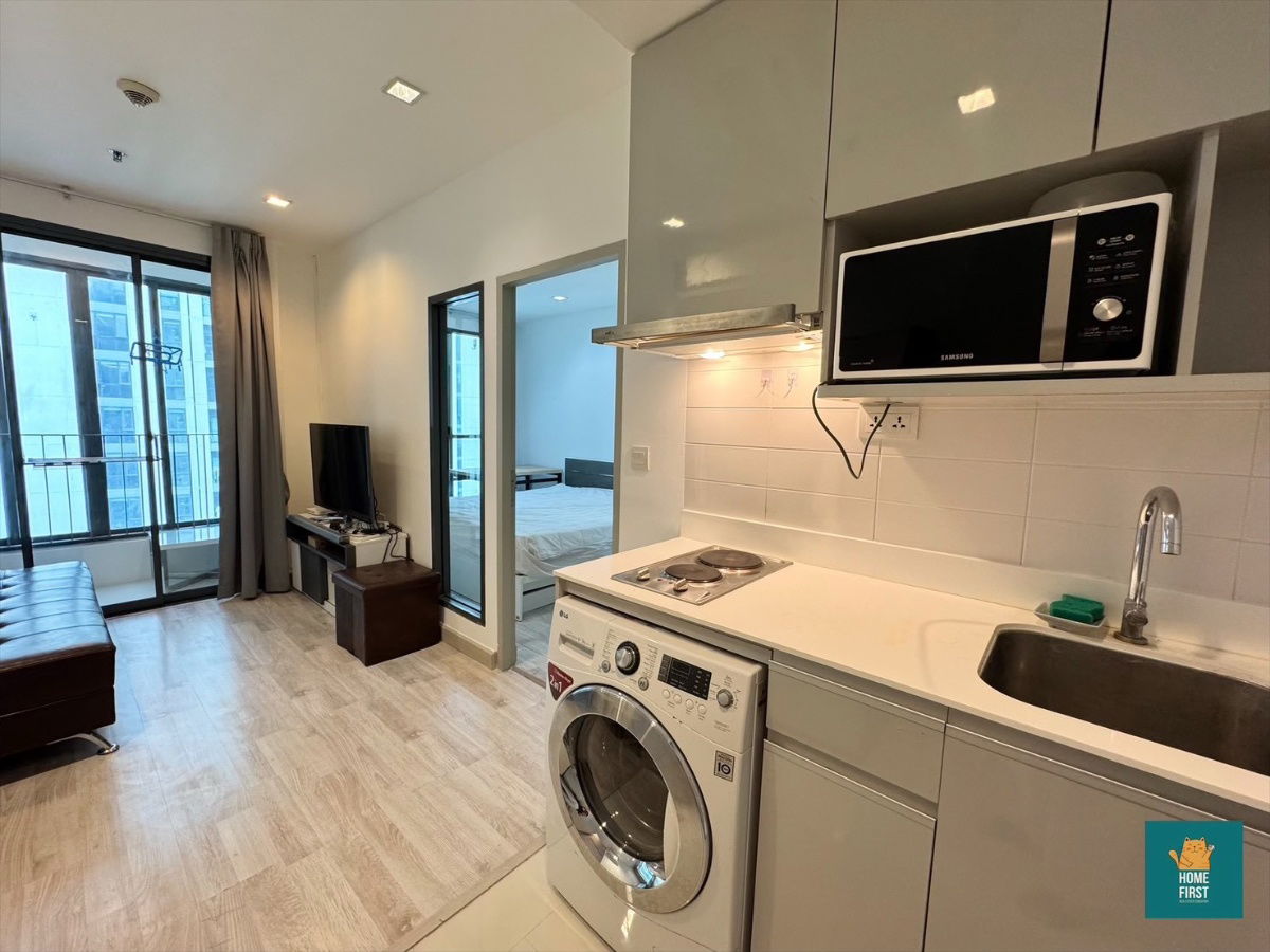 For Rent Ideo Mobi Rama 9, fully furnished, 1 bedroom, 32 sq m, beautiful room, 17,500 baht