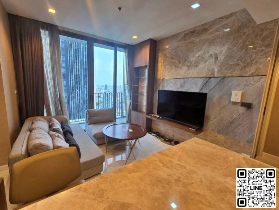 📲@556ryccg 🏙️2 Bedroom 66 sqm Floor 33 Nara 9 Sathorn, Naradhiwas road Fully furnished BTS Chong Nonsi
