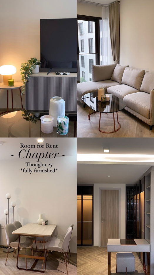 ❤❤ For rent Chapter Thonglor fully furnished ❤❤  C-06 UD29/7/2025 AV29/7/2025 A