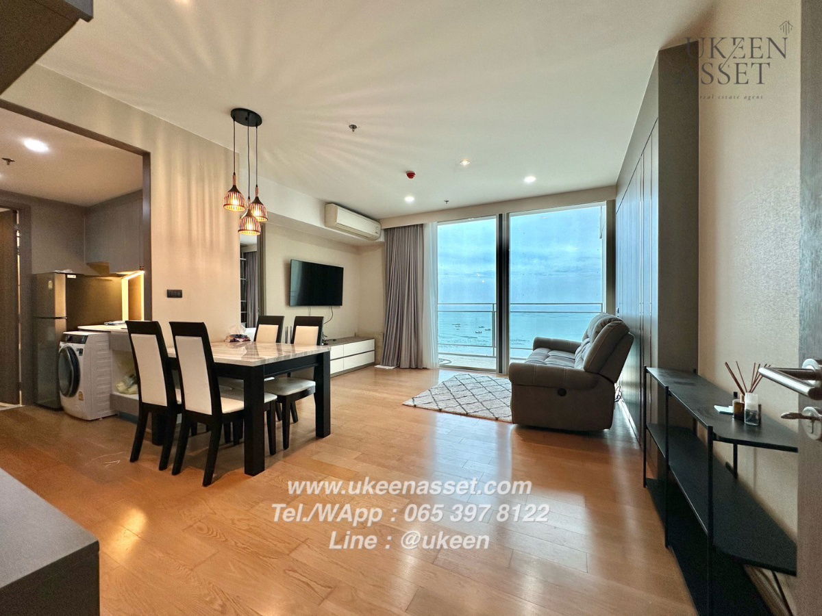 UK01-345 Condo for rent, Marina Bayfront Sriracha, next to the sea, convenient, 1 bedroom, 50 sq m. | Price 25,000 baht/month