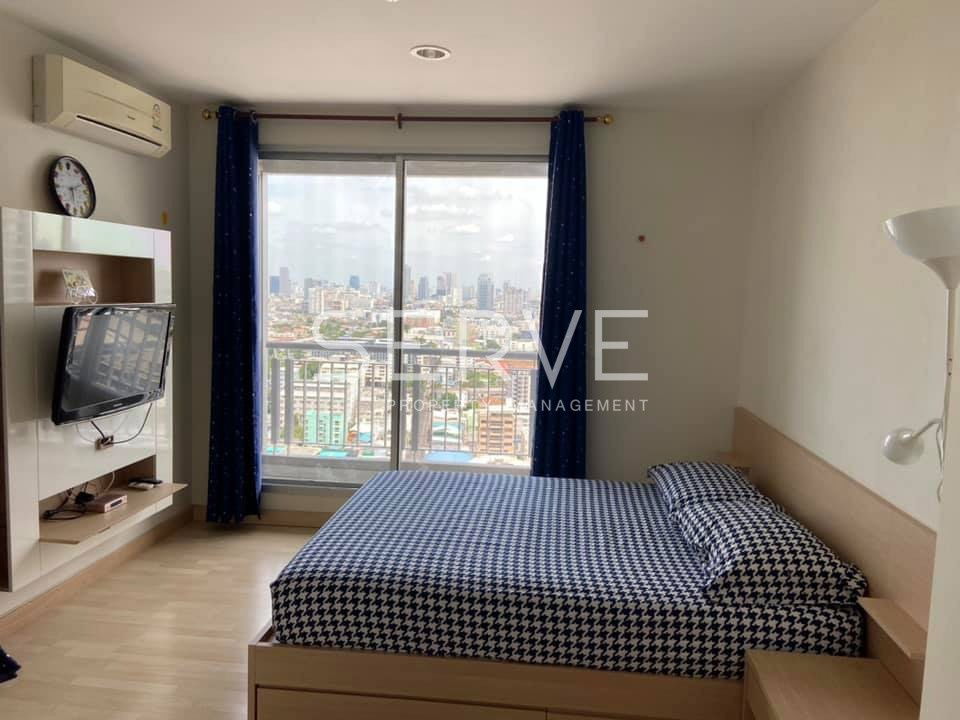 1 Bed 1 Bath City view  Fully Furnished Perfect Location MRT Ratchadaphisek 0 m  @ Rhythm Ratchada