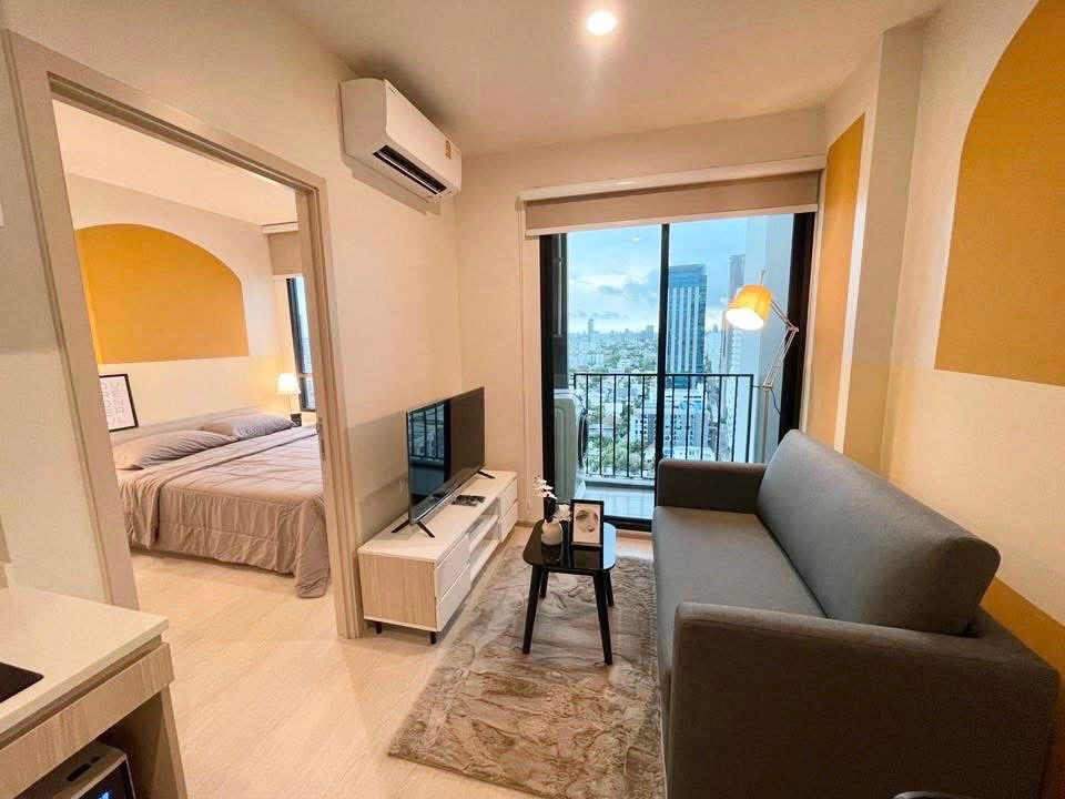 Condo for rent : Nue Noble Ratchada Ladprao 1 Bedroom Nice decorated Fully furnished Unblock view near MRT Cultural Centre