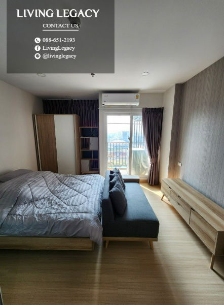 SR21BW Condo For Rent Supalai Veranda Ramkhamhaeng 33 Sq.M. Floor 17 Building B line id : @livinglegacy