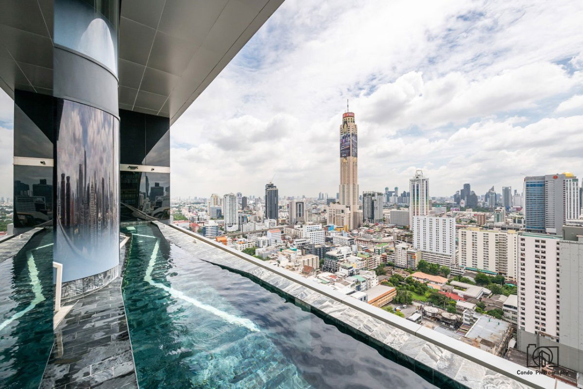 🔥40K 2 Beds Large Room Super High Floor Nice View & Good Location Close to BTS Ratchathewi 390 m @ Ideo Q Siam-Ratchathewi