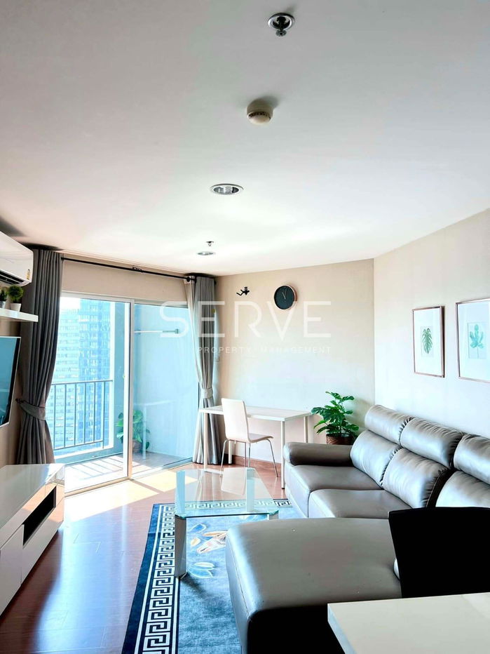 1 Bed Large Room City View Fully furnished  Good Location Close To MRT Rama9 @ Belle Grand Rama 9