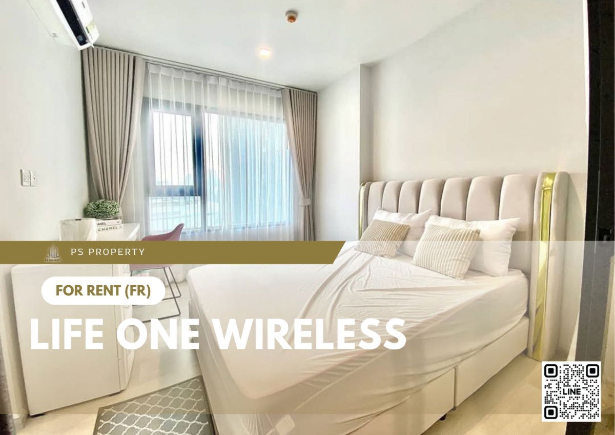 For rent 📍 Life One Wireless 📍 Fully furnished and equipped, near BTS Ploenchit