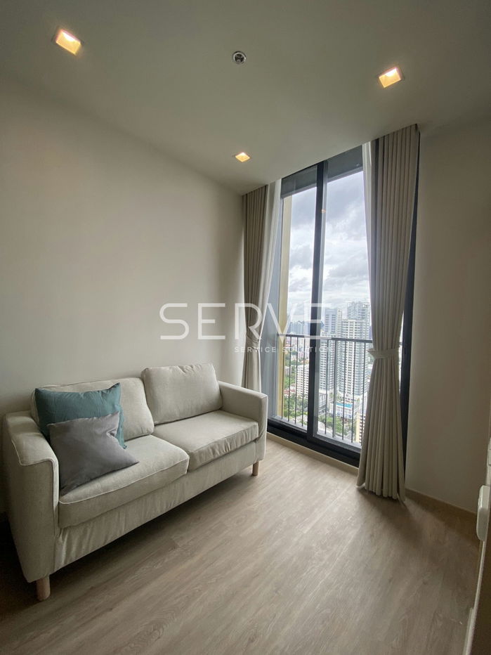 🔥27K🔥- 1 Bed 34.74 sq.m. High Fl. 30+ Good View & Good Location Close to BTS Phrom Phong 450 m. at Noble STATE 39 Condo / For Rent