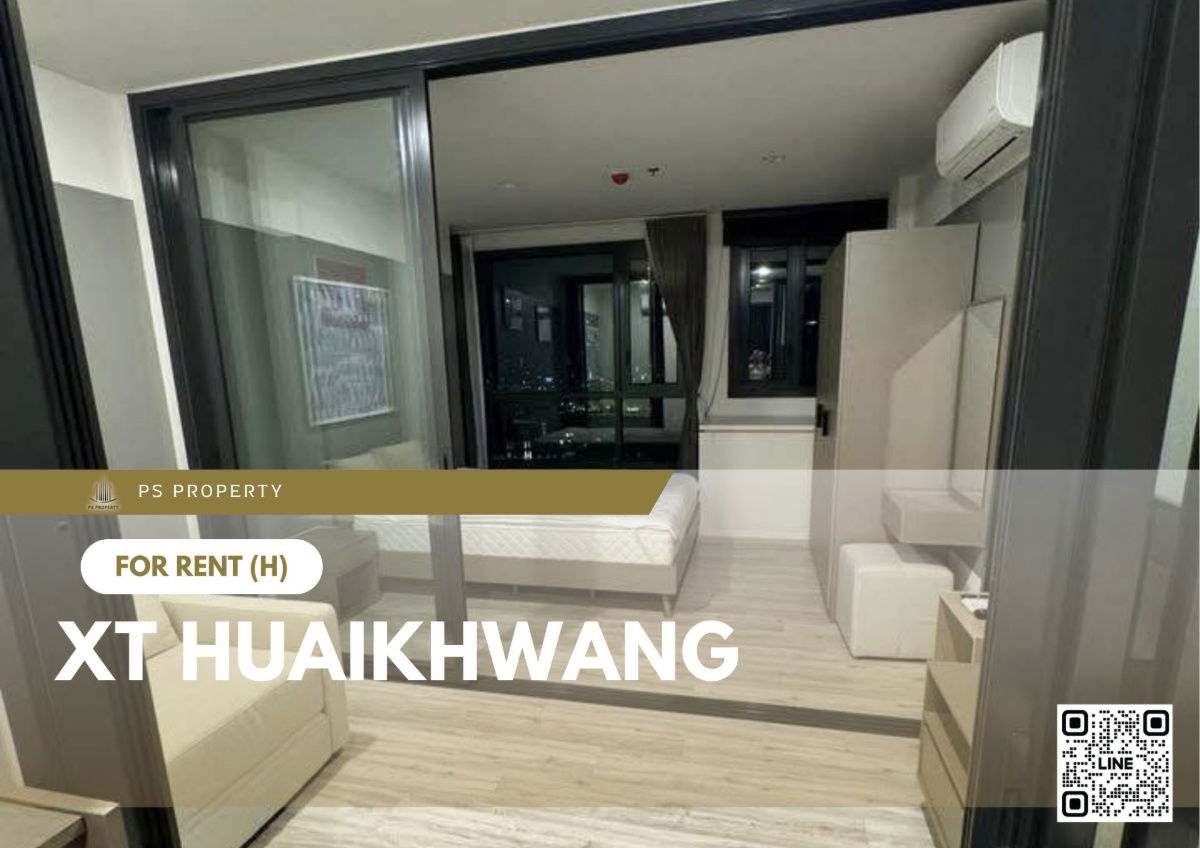 For rent ✨ XT HUAIKHWANG ✨ Fully furnished and equipped, near MRT Huai Khwang
