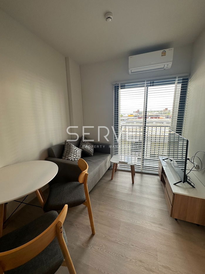 12K 1 Bed Closed Kitchen Fully furnished Good Location Next to Central Plaza Bangna & Big C Bangna @ NUE Noble Centre Bangna