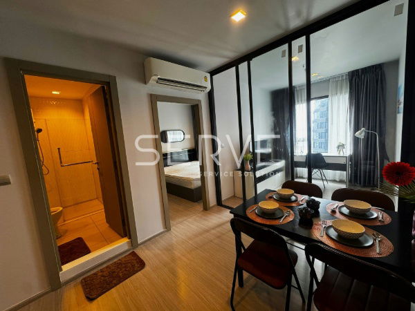 1 床豪华房，超高层，设施齐全，位置优越，靠近拉玛 9 地铁站 @ Life Asoke - Rama 9