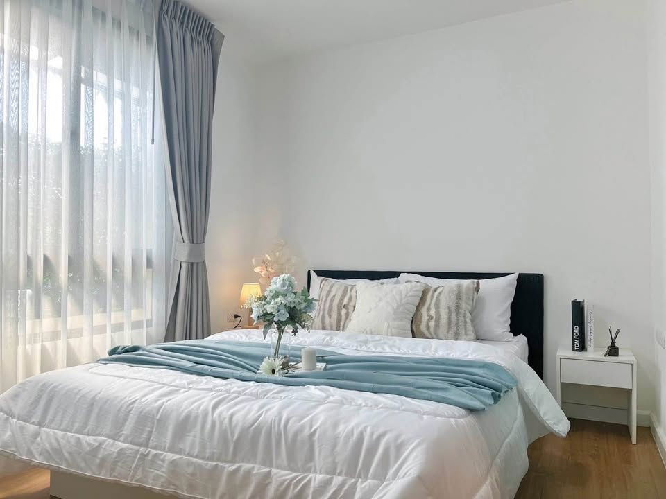 📣 For rent 🏙 I Condo Salaya 2 💸 Price 12,000 baht, near Mahidol University, fully furnished, ready to move in.