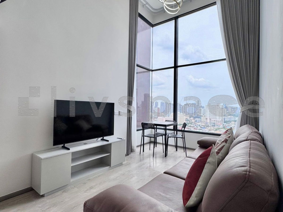 [L250804029] For Rent Soho Bangkok Ratchada | 2 Bedroom | Size 48 sq.m. | Special Price | Ready to Move In