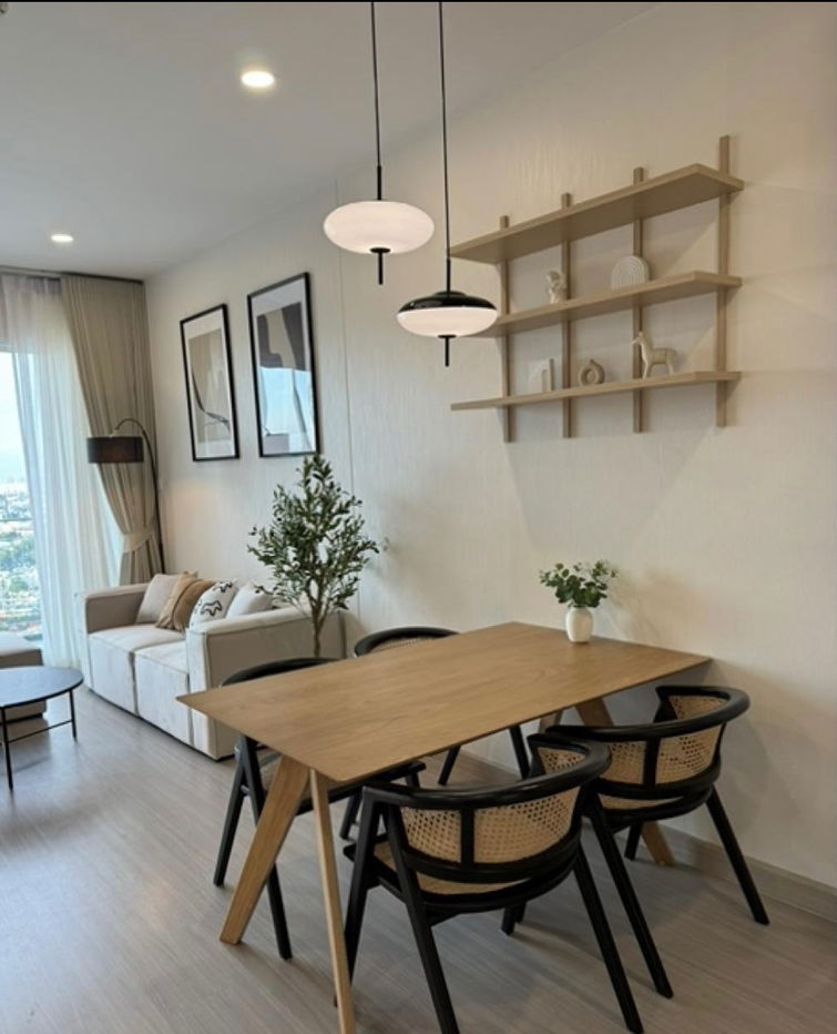 For rent Supalai Premier Si Phraya - Sam Yan, large room, beautiful, ready to move in, near MRT Hua Lamphong. Interested, add Line @841qqlnr