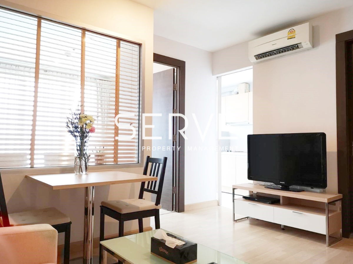 1 间卧室，漂亮的客房，视野开阔，位置完美，靠近 Ratchadaphisek 地铁站 0 米。