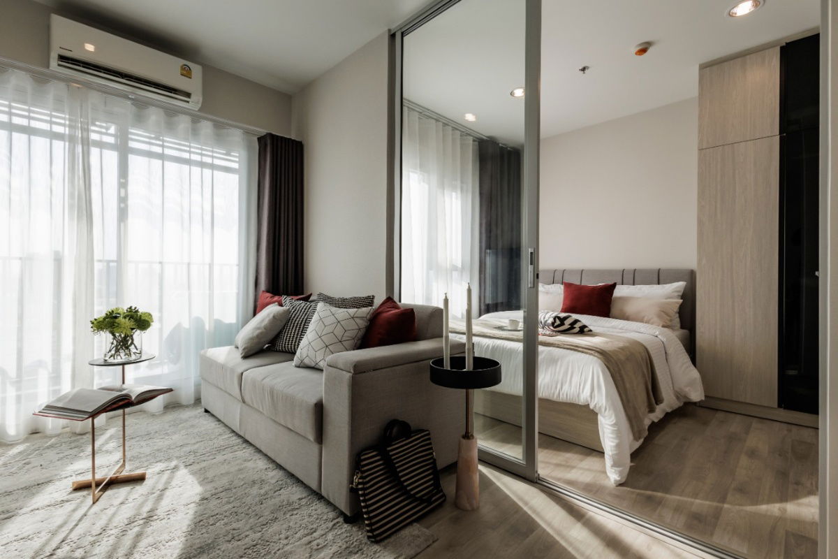 ✨คอนโดให้เช่า พร้อมเข้าอยู่ นิช โมโน รามคำแหง เฟอร์ครบ ห้องใหม่ ทำเลดี ติด MRT สถานีหัวหมาก