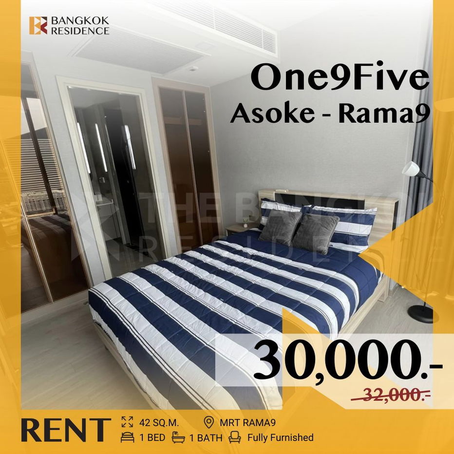 One9Five Asoke - Rama9 🌟 Condo with the Best Location 💛 Near MRT Rama9