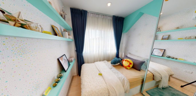 ✨两居室公寓出租，家具齐全，新房间位于SENA Kith Rangsit-Klong 4，位置优越，准备入住。