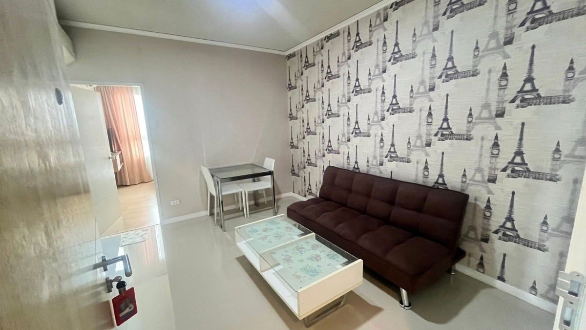 UK01-350 Sea Hill Condo for rent, Sriracha, 6th floor, corner room, rent only 8,000 baht/month, mountain and sea view