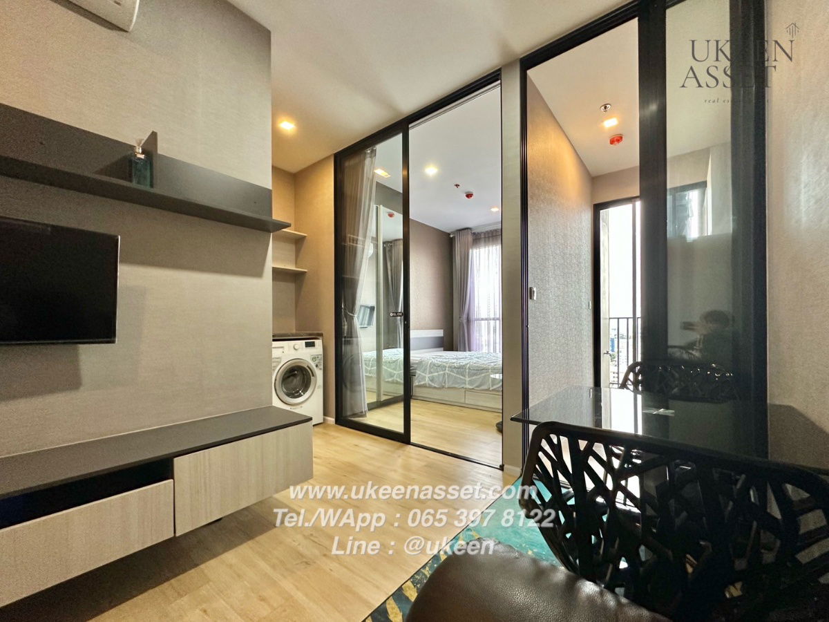 UK01-337 Condo for rent: Notting Hill Sriracha, opposite Kasetsart University, Sriracha, 1 bedroom, 27 sq m. | Ready to move in! Rent 8,000 baht/month