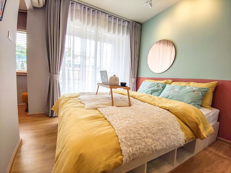 ✨ Ready-to-move-in condo at Sena Eco Town Rangsit Station. New unit, great location near Rangsit University and Red Line BTS. Fully furnished.