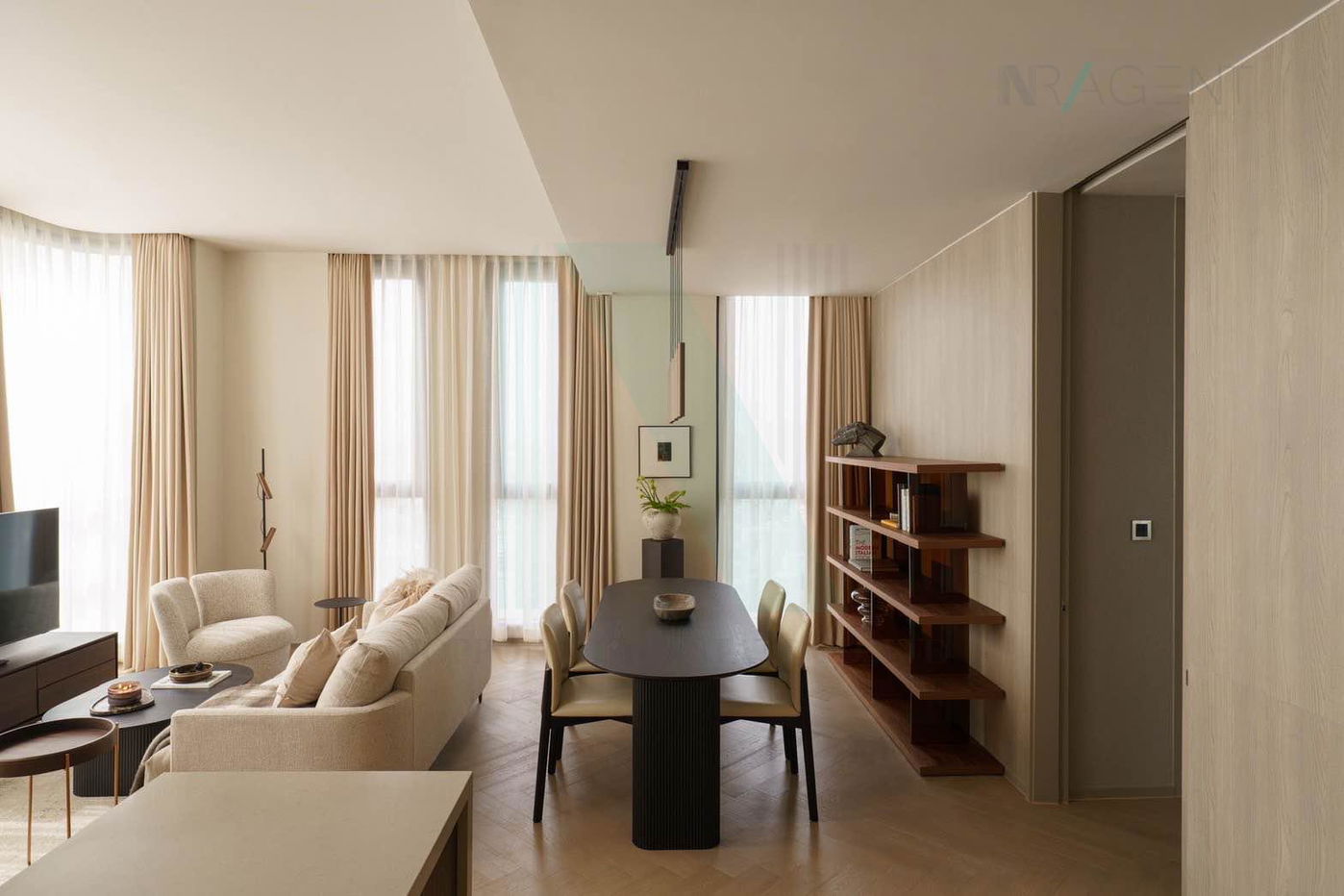 For Rent Condo THE RESERVE SATHORN Building 1, Floor 24,2 bed room, Room size 92 sqm