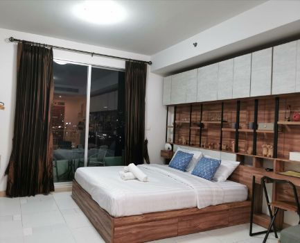 ให้เช่าคอนโด ศุภาลัย ริเวอร์เพลส 34 ตรม สไตล์ตะวันออก ทันสมัย ​​ใกล้ BTS กรุงธนบุรี