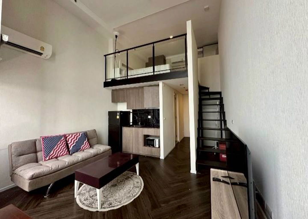 For rent, Condo Siamese Sukhumvit 48, 33rd floor, size 42 sq m.Loft  1 bedroom, 1 bathroom