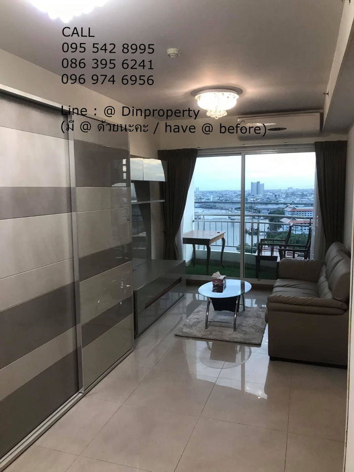 Rent Supalai River Resort  1 Bed  BTS Saphan Taksin BTS Krung thonburi  ICONSIAM Sathorn Charoen Nakorn