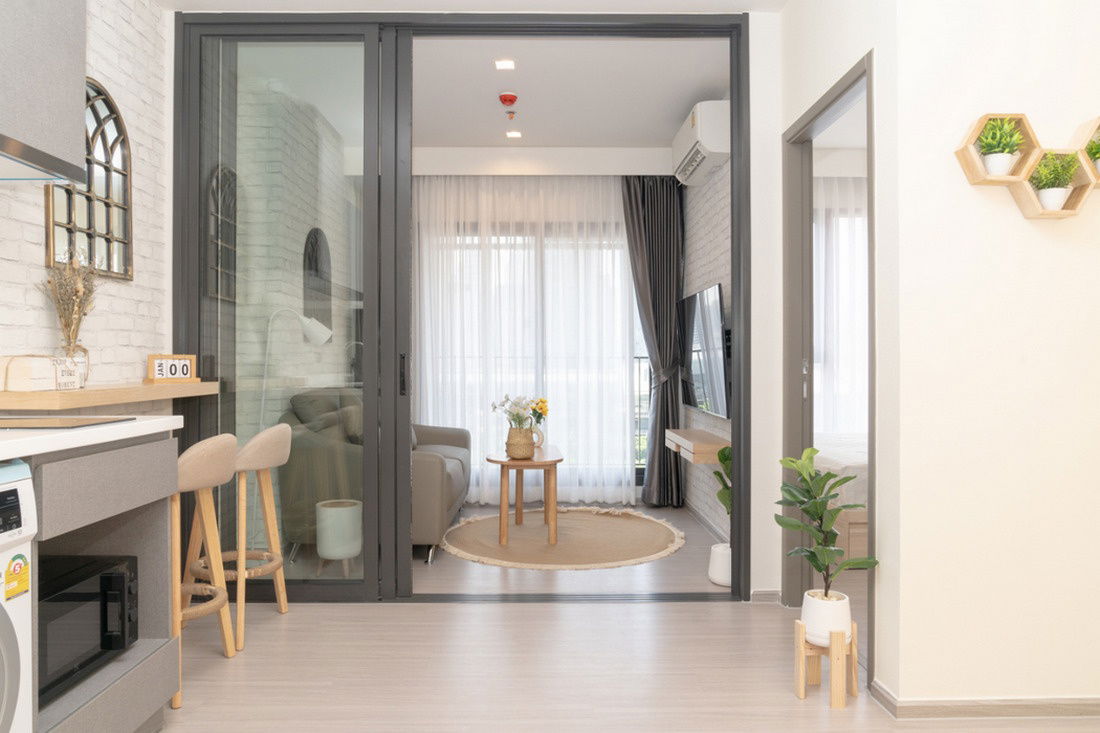 Call : 096-256-5559 Condo Life Asoke Hype @MRT Rama 9 Size 35 sq.m 1 Bed 10 floor New Room, Fully furnished