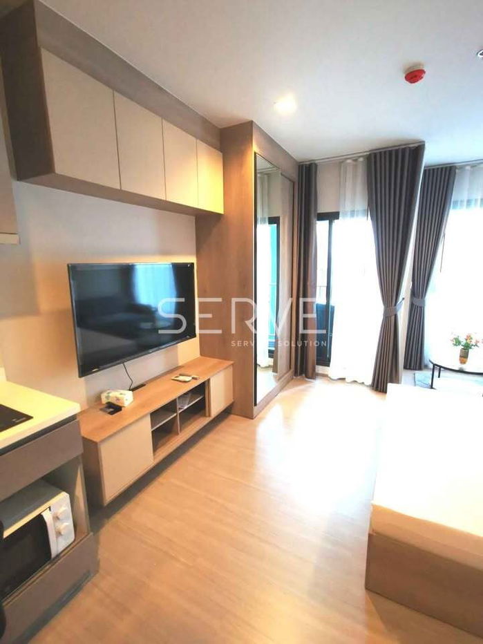 1 Bed with Partition Nice Room Fully furnished Good Location Close to MRT Rama 9 350 m. @ Life Asoke - Rama 9